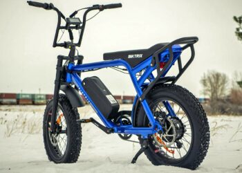 Biktrix Moto: a fusion between bicycle and moped with long displacement capacity