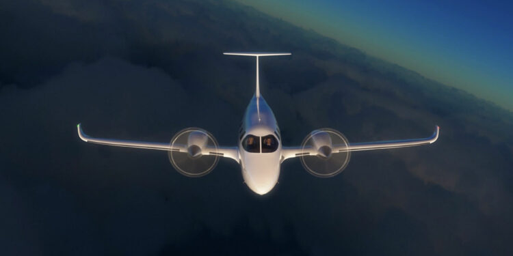 The new electric jewel that will take to the skies: This is the eFlyer 800 from Bye Aerospace