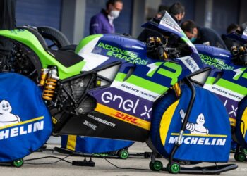 Michelin and MotoE, a hard working partnership for sustainable tires