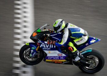 André Pires admitted nervousness at the start of the MotoE