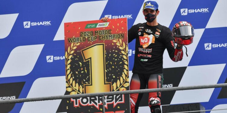 Jordi Torres feels pressure being the defending champion of the MotoE