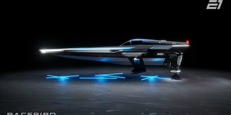 RaceBird: El bote de carreras totalmente eléctrico y futurista