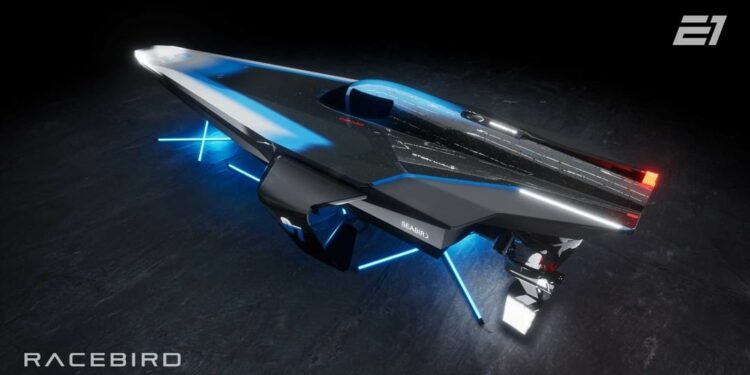 Racebird: The Futuristic All-Electric Racing Boat