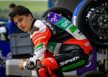 Mattia Casadei, experimentado piloto que vuela en las pistas de MotoE