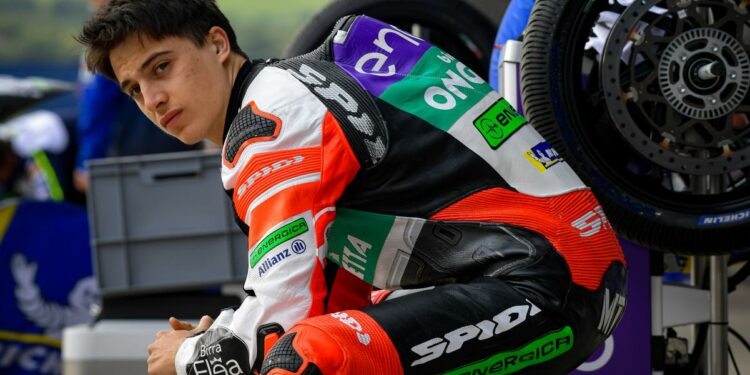 Mattia Casadei, experimentado piloto que vuela en las pistas de MotoE