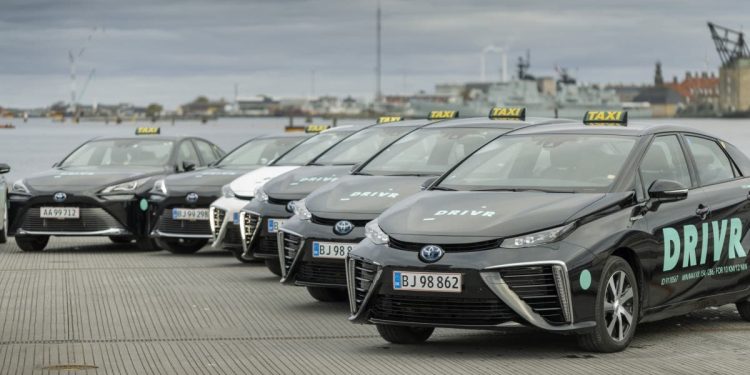 Toyota and Drivr Introduce 100 Hydrogen Taxis on Copenhagen’s Streets