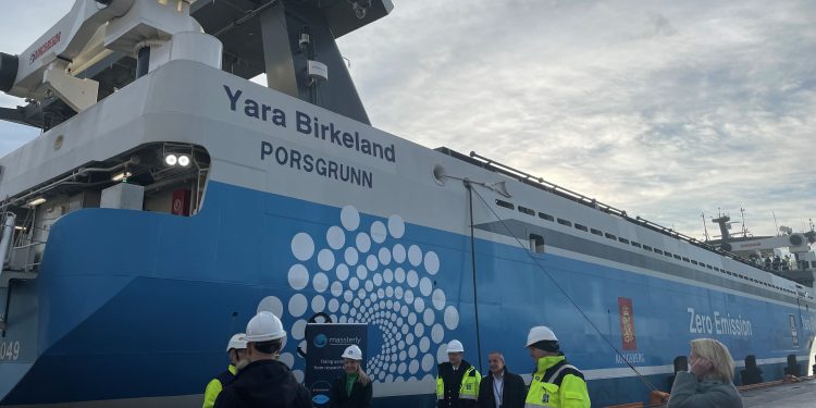 Yara Birkeland: The 100% Electric Freight Vessel Set Sail in Norway