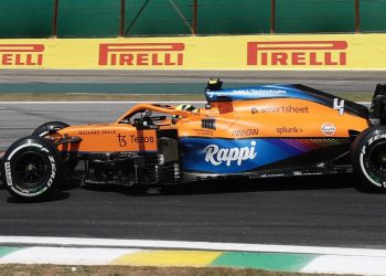 Rappi fue patrocinador de McLaren durante el GP de Brasil