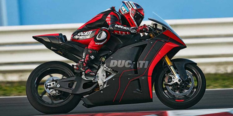 Ducati Launches MotoE Prototype on the Track
