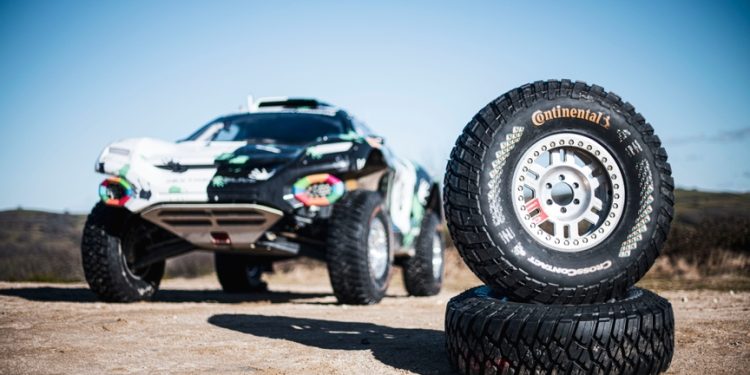 This is CrossContact: The 2022 Extreme E Tire