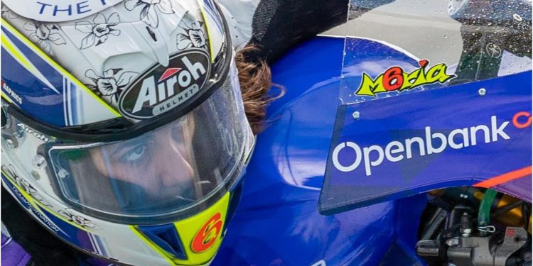 María Herrera: La única mujer que compite en MotoE