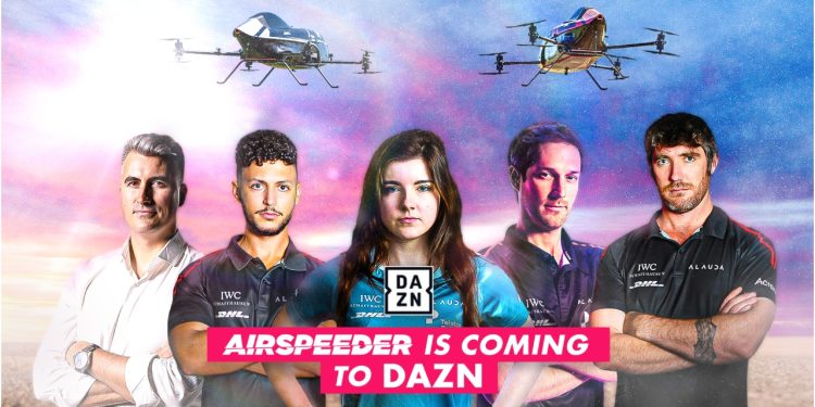 Airspeeder firma acuerdo de contenido global con DAZN