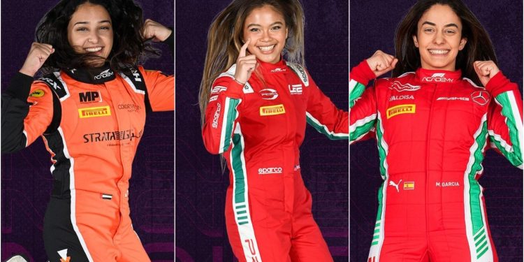 Hamda Al Qubaisi, Bianca Bustamante y Marta García: Las ganadoras de la Ronda 2 de F1 Academy en Valencia