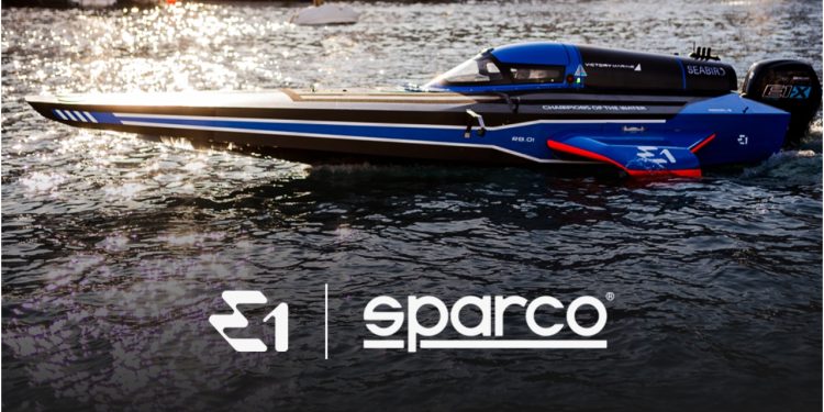 E1 Series Appoints Sparco as Technical Accessory Supplier