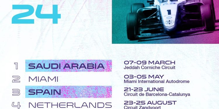 F1 Academy Reveals 2024 Season Schedule