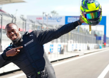 Usain Bolt Rides the Show Aboard Formula E’s GENBETA