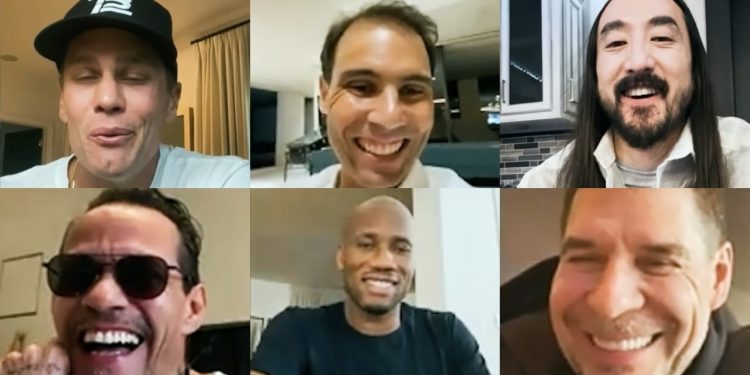 Tom Brady, Rafa Nadal, Steve Aoki, Marc Anthony, Didier Drogba and Marcelo Claure “Challenge” in Video Call before E1 Series Debut