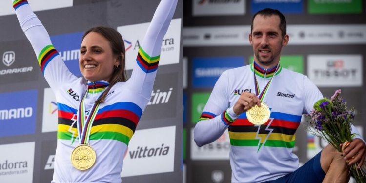 Sofia Wiedenroth brilla con su primer maillot arcoíris; Jérôme Gilloux conquista el tercero